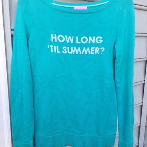 Lilly Pulitzer long sleeve sweater